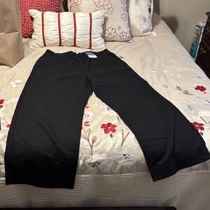 Black Wide-Leg Pants
